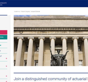 Columbia University Actuarial Science